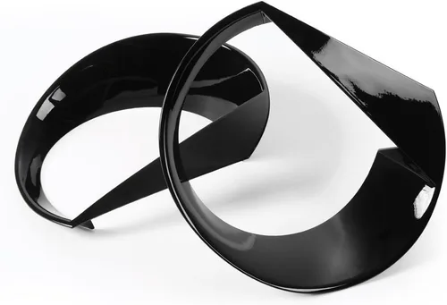 Vista 4 de Angry Bird Front Headlight Bezels Trim Cover for Jeep Renegade 2015 2016 2017 2018 (Black)