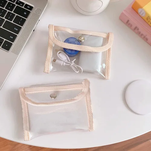 Vista 5 de AIBEARTY 4 portatarjetas transparente con purpurina impermeable, monedero, monedero, cartera, tarjetero para tarjetas de crédito, tarjetas