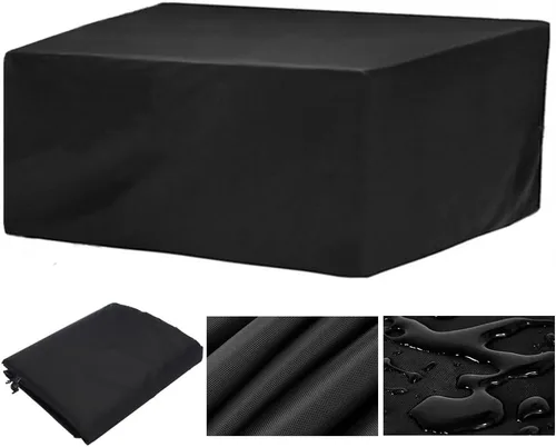 Vista 9 de Cubiertas para muebles de patio, cubierta impermeable para sofá al aire libre de 48 x 36 pulgadas, cubierta para juego de comedor al aire libre