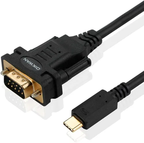 Vista 10 de Cable USB a RS232 Serie DB9 Macho, Pack de 2