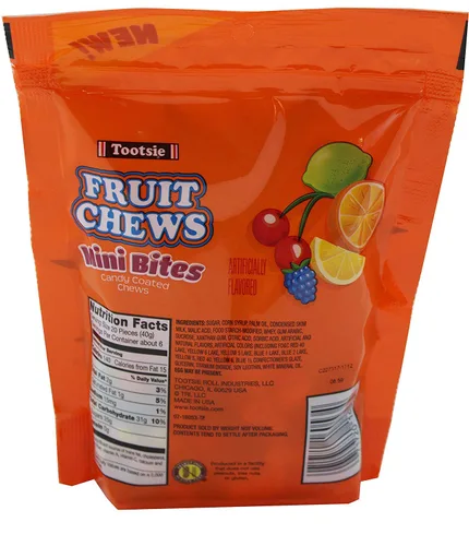 Vista 2 de Tootsie Fruit Chews Mini Bites Candy Coated, 9 onzas