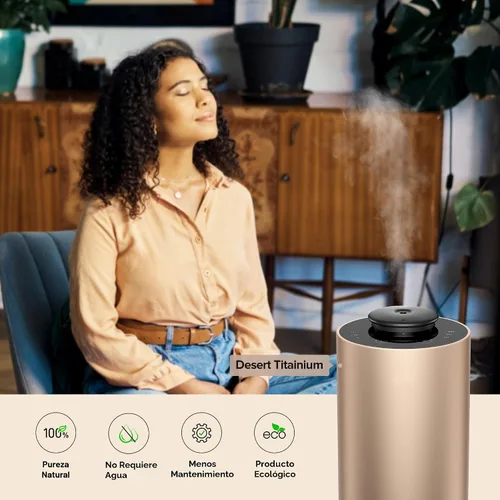 Vista 6 de Airversa - Difusor de aceites esenciales sin agua para aromaterapia en el hogar con 3 configuraciones de temporizador de cuenta regresiva o apagado