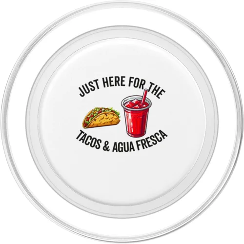 Vista 2 de Tacos y agua Fresca Fun Amante de la comida mexicana Comida Mexicana PopSockets MagSafe PopGrip para iPhone