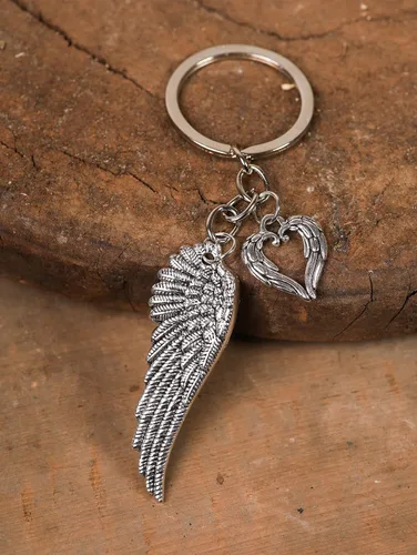 Vista 5 de HAQUIL Llavero vintage de la suerte, accesorios de regalo para hombres y mujeres, llavero de joyería