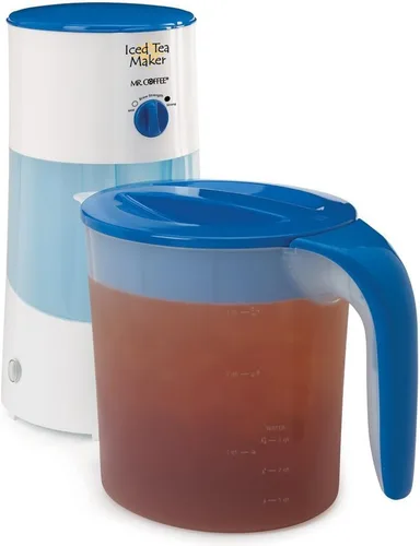 Vista 2 de Máquina para preparar té helado de Mr. Coffee, 3 cuartos de galón, 1, Azul