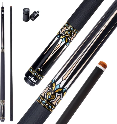 Vista 17 de CRICAL CXD Series Carbon Fiber Pool Cue, Low Deflection 12.5mm tip, Pro Taper shaft, precise control, easy stroke feel for adults