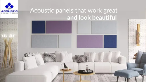 Vista 8 de ADW - Panel acústico rectangular – 48" X 24" X 2