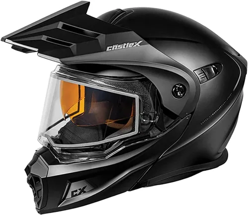 Vista 9 de Castle X CX950 V2 Fierce - Casco modular para nieve (negro mate/uva - XS)