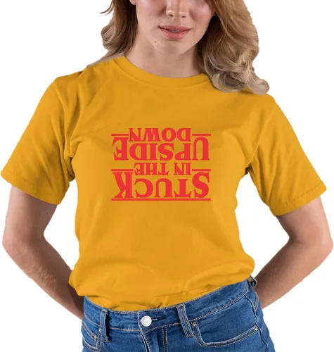 Vista 16 de Go All Out Camiseta para adultos Stuck in The Upside Down