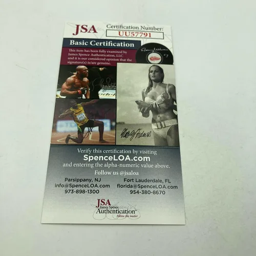 Vista 4 de Warren Peace firmó la leyenda oficial de la liga negra de béisbol de las Grandes Ligas JSA COA - Béisbol con Autógrafo