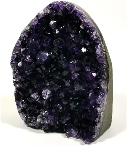 Vista 7 de StoneStory Piedra natural de racimo de amatista uruguay para cristales curativos para decoración del hogar Reiki de 14.11-17.64 oz