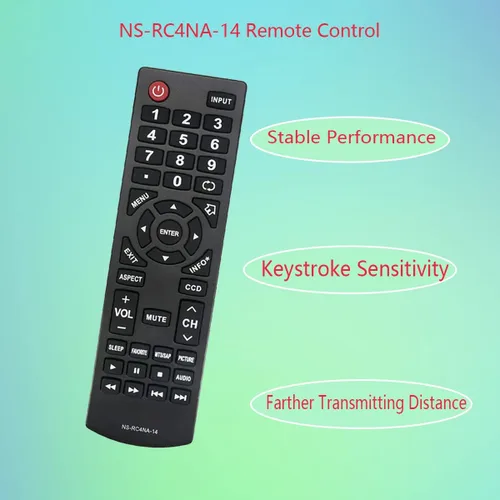 Vista 3 de GHUST NS-RC4NA-14 - Mando a distancia de repuesto universal para Insignia TV NS-42D40SNA14 NS-42D510NA15 NS-42D510NA15A NS-46D400NA14 NS-46D40SNA14