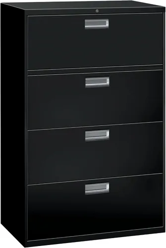 Vista 9 de Archivero lateral con 2 cajones HON Serie 600 de 30 in x 19 1/4 in, Acero, Putty Masilla
