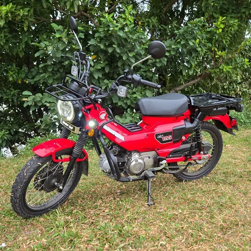 Vista 4 de Kit de emblema delantero con logotipo de Hunter Cub con conector compatible con Honda CT125 Trail 125 Hunter cub 125