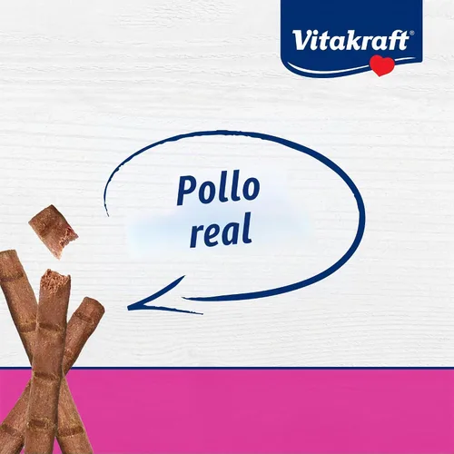 Vista 3 de Vitakraft PurrSticks Palitos de carne para gatos – Pollo – Palito de carne segmentado y rompible – Deliciosamente tierno