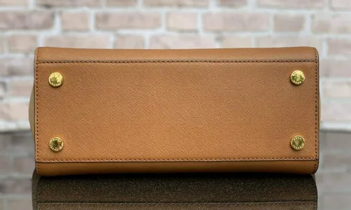 Vista 8 de Michael Kors Selma - Cartera con cremallera para mujer., Marrón, M
