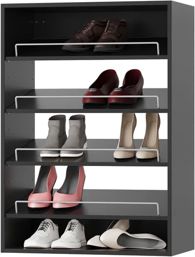 Vista 10 de Unidad Colgante Doble Mediana para Closet, Sistema Modular de Closet, Organizador de Sistema de Closet de Madera con Almacenamiento para Walk-in
