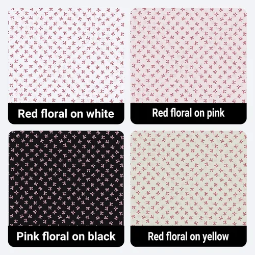 Vista 3 de Treasurecove Papel de regalo de lazo elegante de 4 colores, 20 hojas, papel crepé grueso de 1.46 oz para envolver regalos, ramos de flores