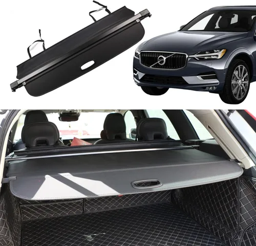 Vista 8 de Cubierta de carga para Volvo XC60 2010 2011 2012 2013 2014 2015 2016 2017 cubierta trasera del maletero ajuste cubierta de seguridad del maletero