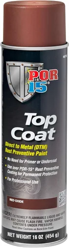 Vista 11 de Pintura en aerosol, color gris 16 POR-15 46618 de Top Coat