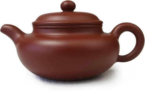 Vista 12 de Tetera 8.6oz té chino gongfu genuino negro arcilla Zisha Classics Pot Infusers té
