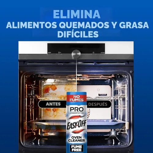 Vista 5 de Spray Limpiador de Horno Easy-Off Sin Humos, Limón, 24 oz, Elimina la Grasa