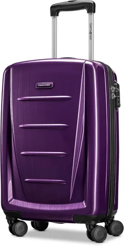 Vista 19 de Samsonite Winfield 2 Equipaje rígido con ruedas giratorias, Carbón vegetal, Grande de 28 pulgadas, a cuadros