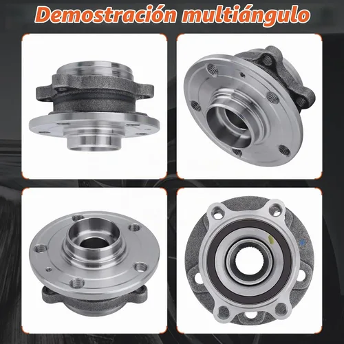 Vista 4 de 513253 Cojinete de rueda delantera y conjunto de cubo para Audi