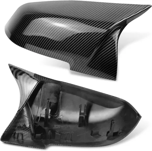 Vista 8 de Tapa de Cubierta de Espejo Retrovisor de Puerta de Repuesto para BMW F20 F22 F23 F30 F31 F32 F33 F36 F87 M2 X1 E84 (Fibra de Carbono)