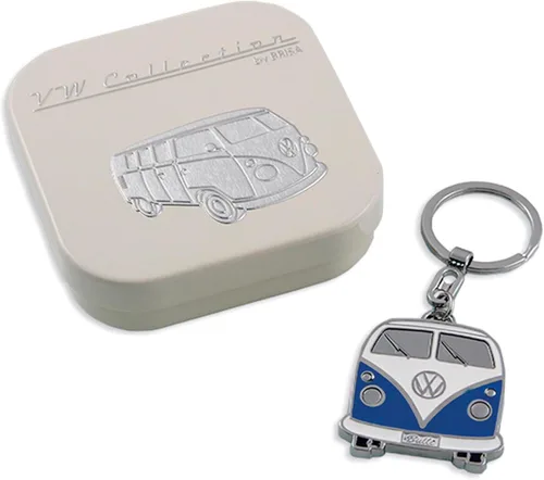 Vista 6 de BRISA VW Collection - Llavero de metal esmaltado Volkswagen con diseño de autobús T1