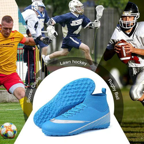 Vista 7 de CBUSTER Soccer Cleats Mens Women Outdoor Soccer Shoes for Big Boy AG TF