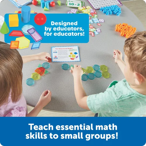 Vista 2 de Learning Resources Skill Builders Matemáticas para Jardín de Infantes en Grupo Pequeño, Elementos Manipulativos de Matemáticas, Actividades STEM