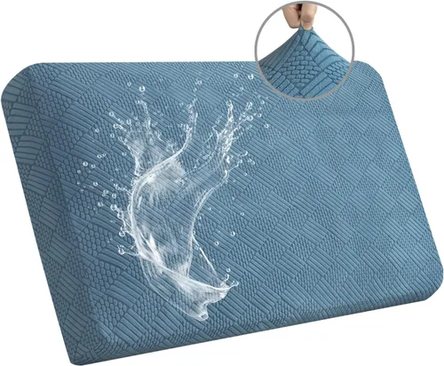 Vista 15 de Easy-Going - Fundas impermeables para cojines de sofá y sofás, funda de asiento de sofá de jacquard elástico de repuesto para perros, mascotas
