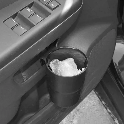 Vista 2 de Universal Car Cup Holder Caja multifuncional para colgar salida de aire Soporte de montaje de puerta de botella (negro)