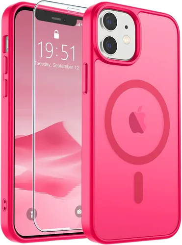 Vista 201 de SUPFINE Funda magnética para iPhone SE 2022 (3ª)/2020 (2ª), iPhone 8 (compatible con MagSafe) (protección contra caídas de grado militar), funda