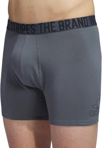 Vista 3 de adidas Men's Stretch Cotton Boxer Brief Underwear (4-Pack)