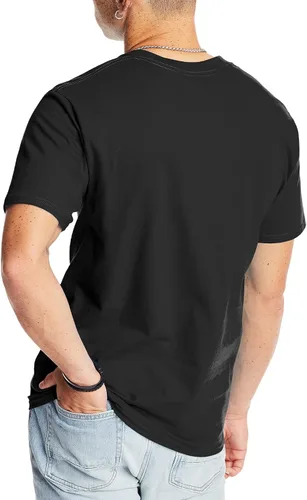 Vista 2 de Hanes Men's Beefy-T T-Shirt, Heavyweight Cotton Tee, 1 Or 2 Pack, Big & Tall