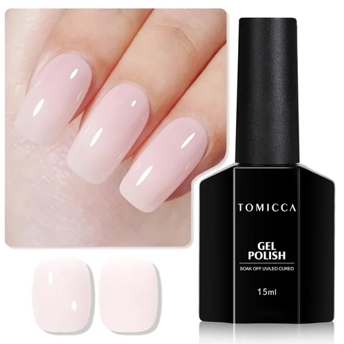 Vista 22 de TOMICCA Esmalte de uñas de gel marrón café, 0.5 onzas líquidas, esmalte de uñas de secado con LED UV para arte de uñas, manicura en casa, otoño e