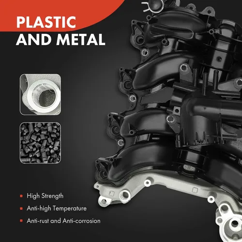 Vista 2 de A-Premium Colector de admisión superior del motor con junta [SOHC, 8 cilindros 4.6L] compatible con Ford F-150 2007-2008, E-150 2007-2008, E-250