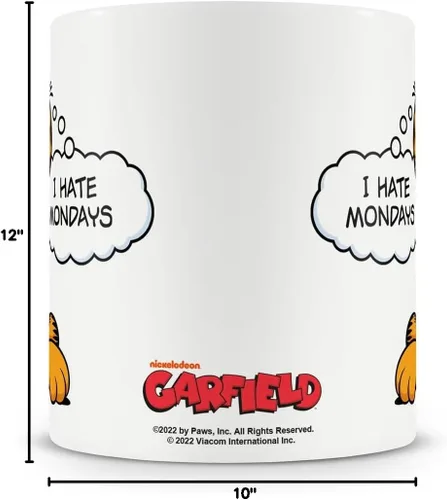 Vista 6 de Garfield Taza de café con licencia oficial "I Hate Mondays", talla única