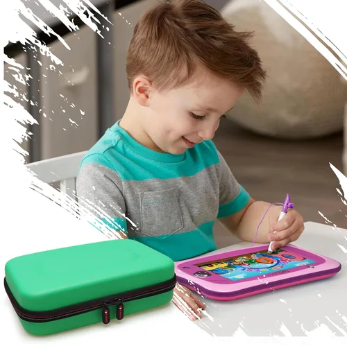 Vista 6 de XANAD Estuche rígido para Leapfrog Epic Academy Edition/Leapfrog LeapPad Ultimate Kids'Learning Tablet - Viajes - Bolsa protectora de almacenamiento