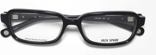 Vista 2 de Jack Spade Collier para hombremujer rectangular de borde completo clásico coleccionable logo gafas de gafasgafas de ojos
