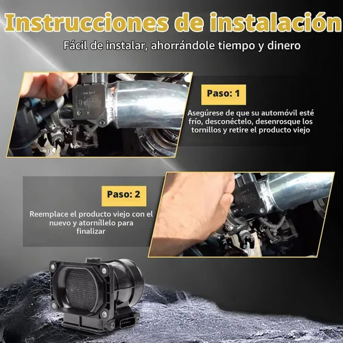Vista 7 de Sensor de Flujo de Aire Masivo MAF 2.4L 3.0L compatible con Chrysler 2001-2005 Sebring - para Dodge 2001-2005 Stratus - 2000-2005 Eclipse