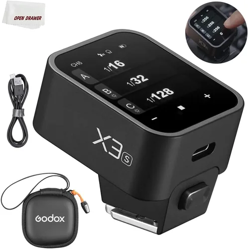 Vista 11 de Godox X3 Pro C X3Pro C TTL GODOX Trigger inalámbrico para Canon, pantalla táctil LCD de 2.4 pulgadas, batería de iones de litio de 2930 mAh