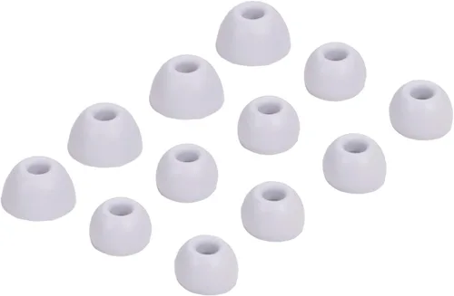 Vista 6 de Juego de almohadillas de silicona de repuesto para auriculares Beats Studio Buds, 6 pares (negro)