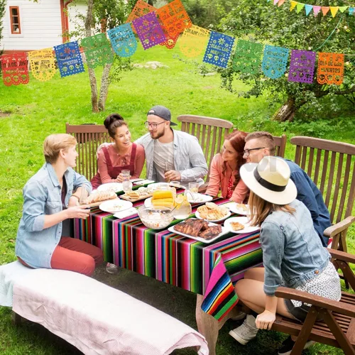 Vista 5 de Mantel de plástico con diseño de búho de ojo grande, 2 piezas, desechable, decoración de fiesta de cumpleaños, mantel de plástico para mesa