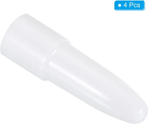 Vista 3 de PATIKIL Tapas difusoras de linterna, 4 piezas de plástico de policarbonato resistente al desgaste, varita de señal de linterna, color blanco