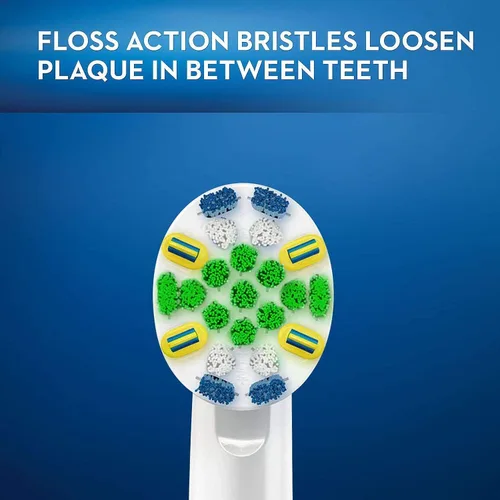 Vista 2 de Oral-B - Cabezales de cepillo de repuesto de acción de hilo dental, 8 piezas