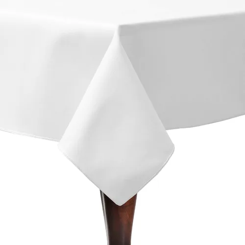Vista 33 de Ultimate Textile Poly-Cotton Twill 54 x 96-Inch Rectangular Tablecloth Jade