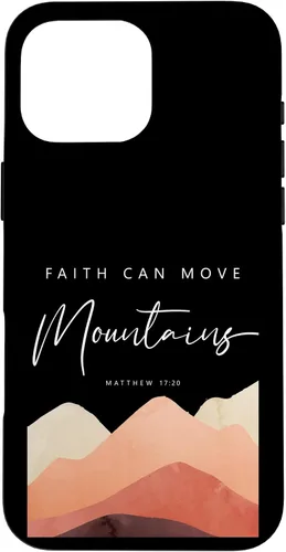 Vista 19 de Faith Can Move Mountains - Matthew 17 20 Inspiring Christian Case for iPhone 17